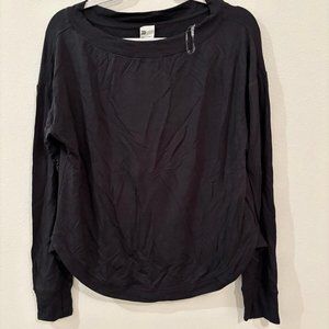 All in Motion Women’s Soft Modal Sweatshirt Black Size Small NWT